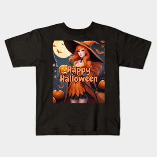 Halloween Witch Kids T-Shirt